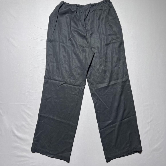 Reformation Black Tencel Lyocell Wide Leg Pull On‎ High Rise Pants Womens M USA - Picture 2 of 15